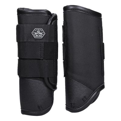 QHP QCross Kevlar V eventing beschermers zwart maat:xl