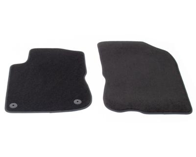 Automatten voorzijde - zwart velours - Peugeot 208 2012-2019