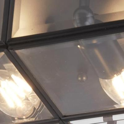 Searchlight Zwarte plafondlampFlush - 6769-26BK