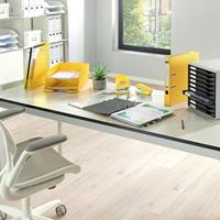 Brievenbak Leitz Plus standaard A4 geel | 5 stuks - thumbnail