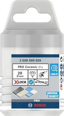 X-LOCK DIAMANTDROGBOOR 20MM - thumbnail