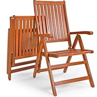 Tuinset inklapbaar Moreno 3-delig eucalyptushout FSC-gecertificeerd - thumbnail