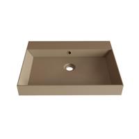 Wastafel Gliss Design Lako 60 cm Zonder Kraangat Mat Cappuccino Gliss Design - thumbnail