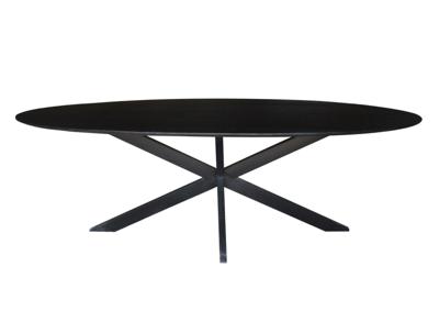 Oslo Black Oval 240 cm-12540