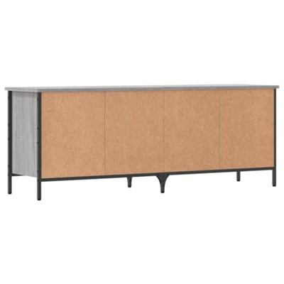 Schoenenkast 131x35x50 cm bewerkt hout grijs sonoma eikenkleur Schoenenkast 131x35x50 cm bewerkt hout grijs sonoma eikenkleur