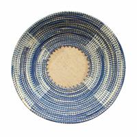 Schaal van Zeegras Abstract Blauw - thumbnail