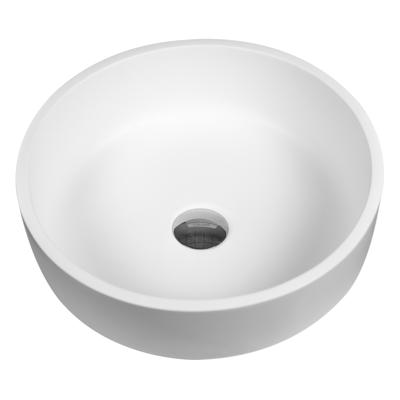 Waskom BWS Sun Opzetkom Solid Surface 40x40 cm Wit
