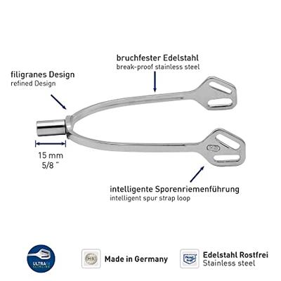HS Slimline stomp sporen zilver maat:15