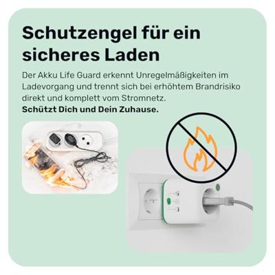 Akku Life Guard ALG001-EU Smart stopcontact Randaarde stekker 1 stuk(s) Akku Life Guard ALG001-EU Smart stopcontact Randaarde stekker 1 stuk(s)