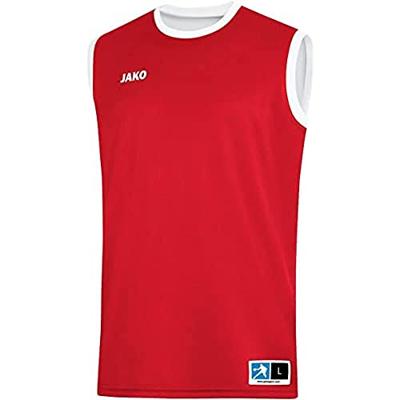 JAKO 4151 Reversible Shirt Change 2.0 - Sportrood/Wit - 3XL