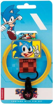 Sonic The Hedgehog Lanyard & Pin Badge Set