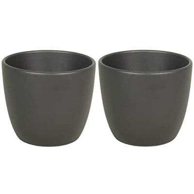 Floran bloempot boule 12x9,8 cm antraciet mat Floran bloempot boule 12x9,8 cm antraciet mat