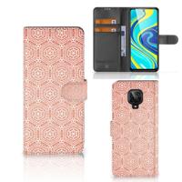Xiaomi Redmi Note 9 Pro | Note 9S | Telefoon Hoesje | Pattern Orange | Portemonnee hoesje - thumbnail