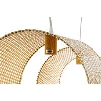 Plafondlamp DKD Home Decor Lichtbruin Hout Bamboe 50 W 220 V 80 x 30 x 30 cm - thumbnail