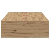 Bedframe met opslag artisanaal eikenkleurig 190 x 90 x 31.5 cm - thumbnail