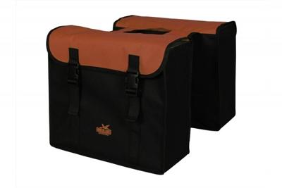 Greenlands dubbele fietstas 34 liter zwart/rood Greenlands dubbele fietstas 34 liter zwart/rood