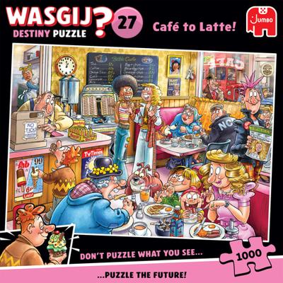 Jumbo Wasgij destiny 27 legpuzzel - de koffieshop!, 1000st. Jumbo Wasgij destiny 27 legpuzzel - de koffieshop!, 1000st.