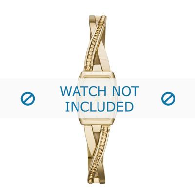 DKNY horlogeband NY-2237 Staal Goud (Doublé) 18mm DKNY horlogeband NY-2237 Staal Goud (Doublé) 18mm