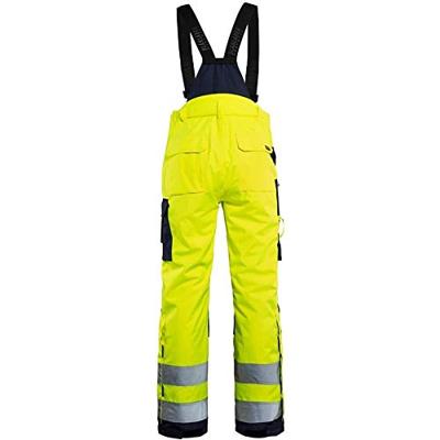 Blåkläder Dames Winterwerkbroek High-Vis 78851977 | High-Vis Geel/Marineblauw | Maat 40 - 7330509551080