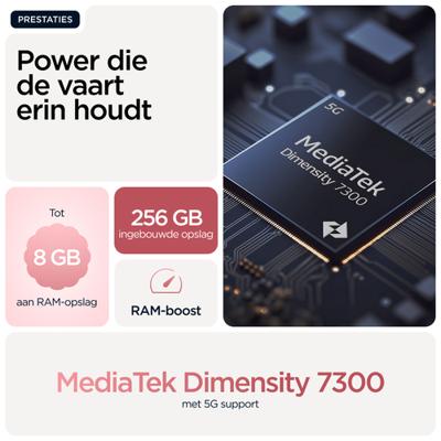 Smartphone Motorola moto g86 5G 6,67" Octa Core 8 GB RAM 256 GB Roze