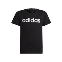 T-Shirt met Korte Mouwen voor kinderen Adidas Essentils Logo Linear Zwart - Maat: 14-15 jaar - thumbnail