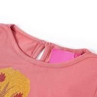 Kindershirt met lange mouwen berenprint 140 oudroze - thumbnail