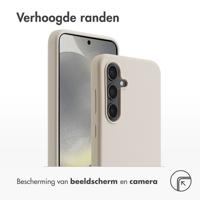 Accezz Liquid Silicone Backcover met MagSafe voor Samsung Galaxy S24 FE Telefoonhoesje Grijs - thumbnail