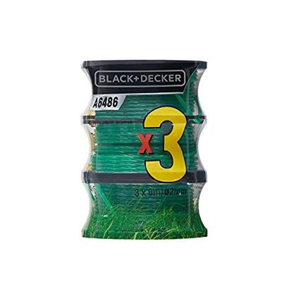 BLACK+DECKER A6486 3x 6m 2mm Vervangspoel + draad - A6486-XJ