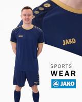 JAKO 4224 Shirt Iconic Km - Navy/Marine/Goud - S - thumbnail