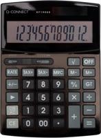 Q-CONNECT bureaurekenmachine KF19066, 12 cijfers, zwart - thumbnail