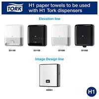 Handdoekrol tork h1 premium 2laags 100m wit - thumbnail