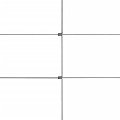 VidaXL Hek 50x1,25 m gegalvaniseerd staal zilverkleurig