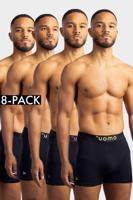 24 Uomo 8-Pack Boxershorts Heren Zwart - Maat S - Kleur: Zwart | Soccerfanshop - thumbnail