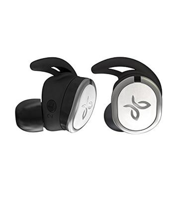 Jaybird Run Draadloze in-ear hoofdtelefoon, bluetooth, zweetbestendig en waterdicht, 12 uur batterijduur, sport-fit, smartphone/tablet/iOS/Android - Drift, zwart/wit