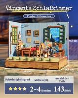 Tone-Cheer Vincent's Bedroom Bouwpakket Modelbouw - thumbnail