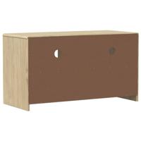 Tv-meubel SAUDA 99x43x55 cm massief grenenhout eikenkleurig - thumbnail