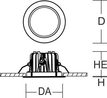 RZB 901454.002.1 901454.002.1 LED-plafondspot RZB 901454.002.1 901454.002.1 LED-plafondspot
