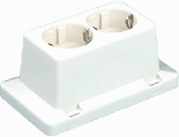 Lasdoos HAF 3611 Universeel met 8 invoeren voor buis 16 of 19mm - thumbnail