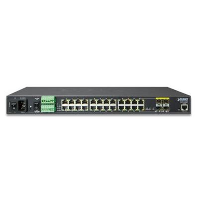 Planet IGSW-24040T Beheerde netwerkswitch L2+ Gigabit Ethernet (10/100/1000) 1U Zwart netwerk-switch
