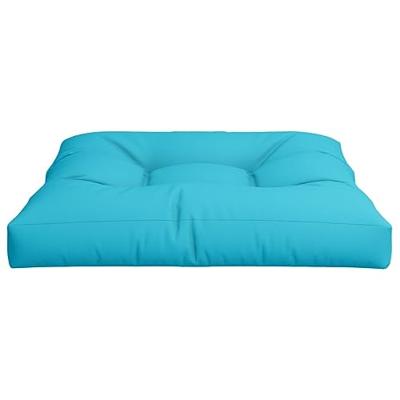 VidaXL Palletkussen 80x80x12 cm stof turquoise - thumbnail