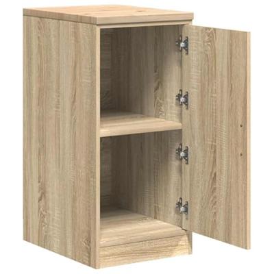 VidaXL Garagekast 40x51x85 cm massief grenenhout sonoma eikenkleurig VidaXL Garagekast 40x51x85 cm massief grenenhout sonoma eikenkleurig