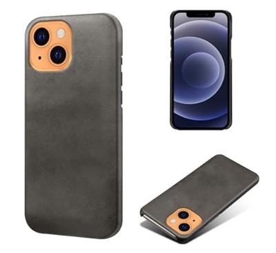 Casecentive Leren Back case iPhone 13 zwart