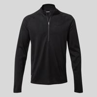 Craghoppers CEU001 Expert Merino Half Zip Long Sleeved Baselayer II - Black - M - thumbnail