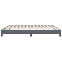 Bedframe zonder matras 180x210 cm fluweel donkergrijs - thumbnail