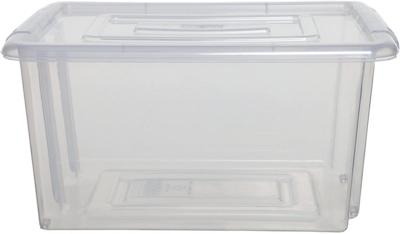 Whitefurze Stack & Store Medium opbergdoos 32 liter zonder deksel, transparant Whitefurze Stack & Store Medium opbergdoos 32 liter zonder deksel, transparant