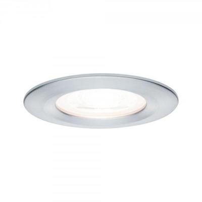 Paulmann Nova Inbouwlamp voor badkamer LED GU10 6.5 W IP44 Aluminium (gedraaid) Paulmann Nova Inbouwlamp voor badkamer LED GU10 6.5 W IP44 Aluminium (gedraaid)