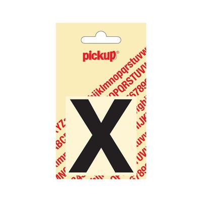 Deco letter x helvetica zwart 60 mm Pickup - Pickup
