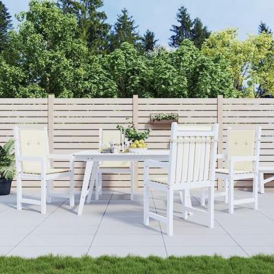 VidaXL Tuinstoelkussen lage rug 4 st 100x50x3 cm oxford stof antraciet