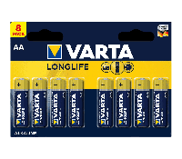 Varta Longlife AA Wegwerpbatterij Alkaline - thumbnail