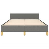 Bedframe zonder matras 120x190 cm stof donkergrijs - thumbnail